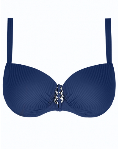 Deep-cup padded bath bra Antigel La Stricto Chic (Stricto Marine)