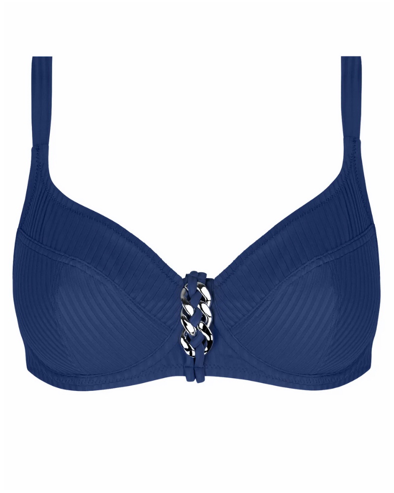 Deep-cup demi bath bra Antigel La Stricto Chic (Stricto Marine)