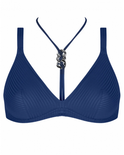 Soutien-gorge de bain armatures triangle Antigel La Stricto Chic (Stricto Marine)