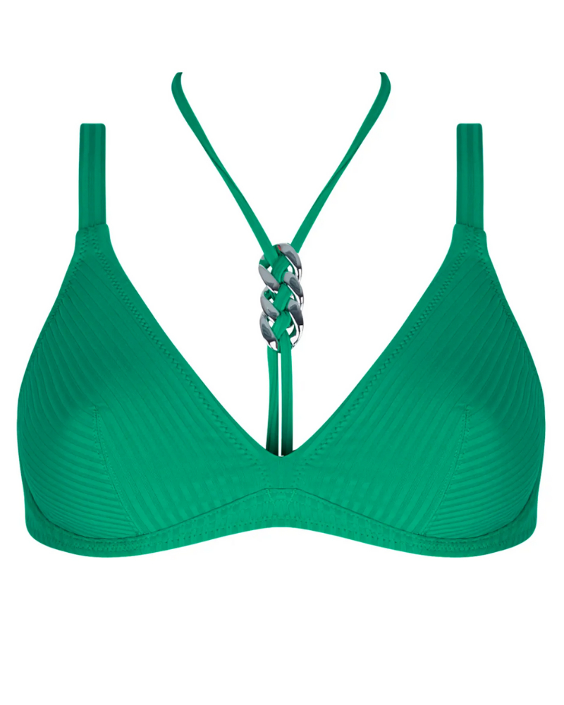 Soutien-gorge de bain armatures triangle Antigel La Stricto Chic (Stricto Vert)