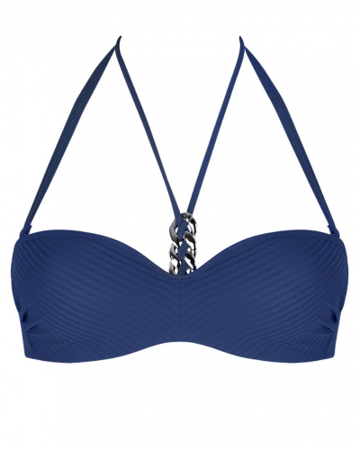 Soutien-gorge de bain bandeau coque Antigel La Stricto Chic (Stricto Marine)