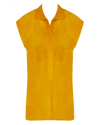 Camisa de playa 100% Algodón Antigel La Bohème (Jaune Paille)