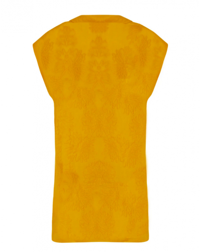 Chemise de plage 100% Coton Antigel La Bohème (Jaune Paille)