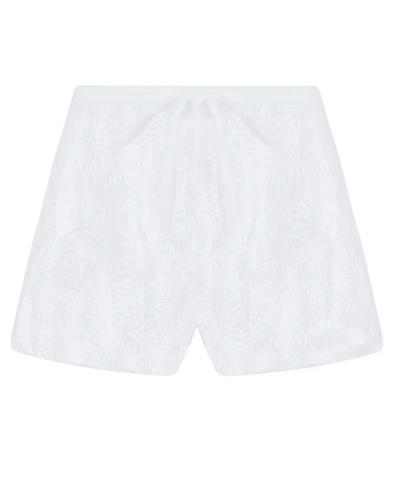 Beach shorts 100% Cotton Antigel La Bohème (Blanc)