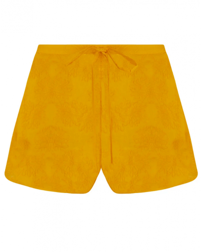 Pantalones cortos de playa 100% Cotton Antigel La Bohème (Jaune Paille)
