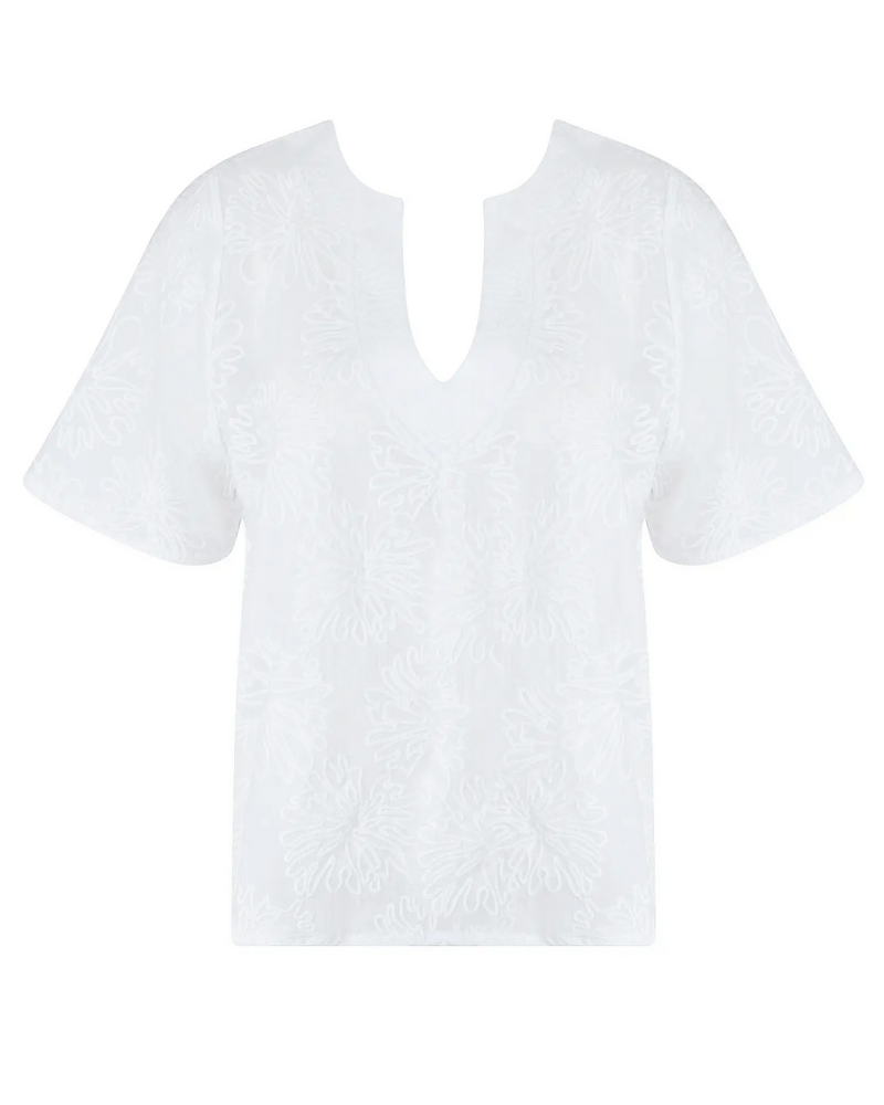 Camiseta de manga corta 100% Algodón Antigel La Bohème (Blanc)