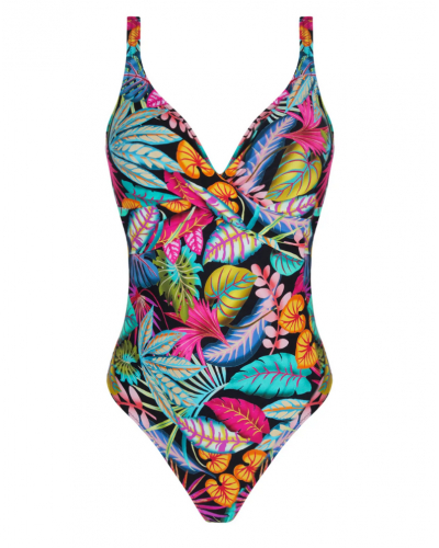 Traje de baño una pieza sin aros Antigel La Forêt Magic (Noir Enchanté)