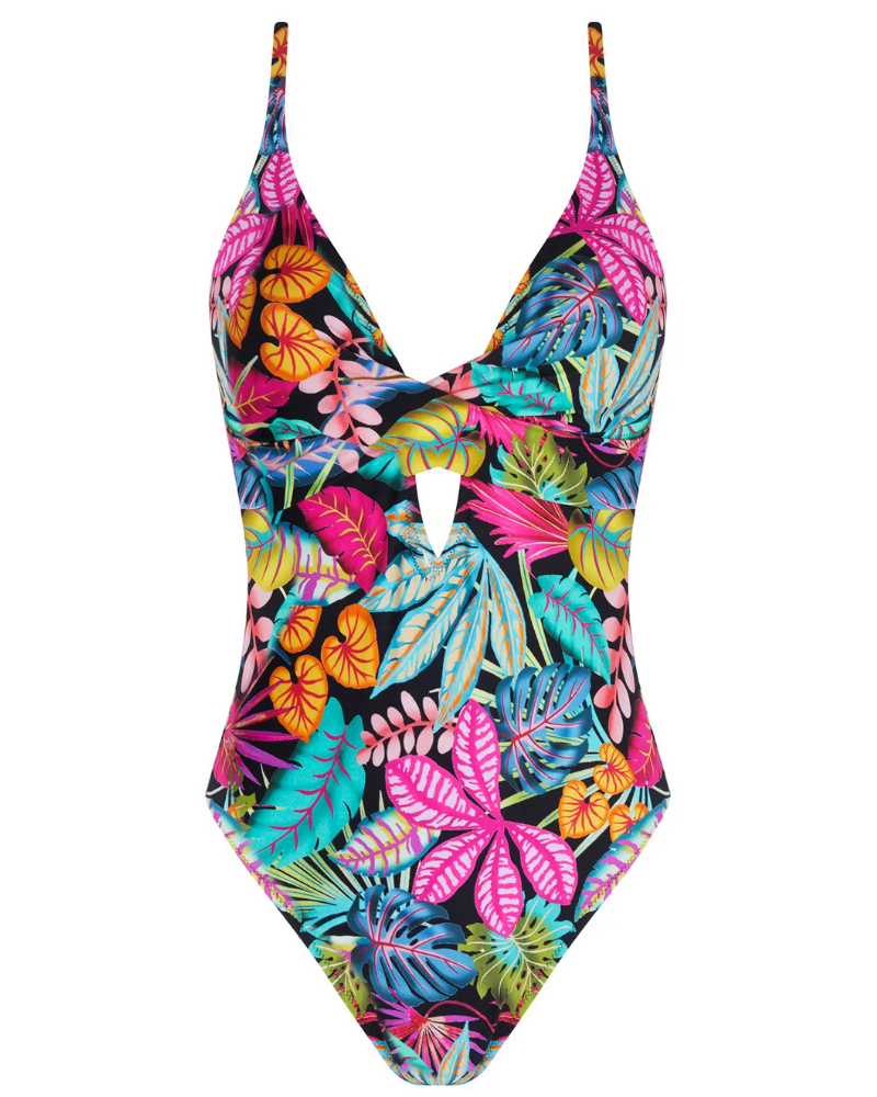 Maillot de bain une pièce Antigel La Forêt Magic (Noir Enchanté)