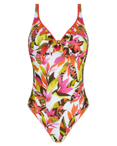 Maillot de bain une pièce sans armatures Antigel La Radieuse (Blanc Canopée)