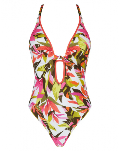 Maillot de bain une pièce Antigel La Radieuse (Blanc Canopée)