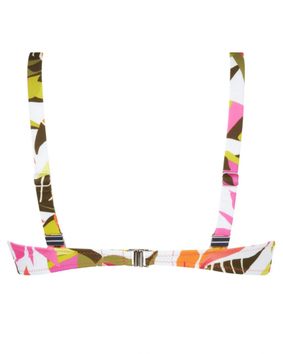 Soutien-gorge triangle de bain à armatures Antigel La Radieuse (Blanc Canopée)