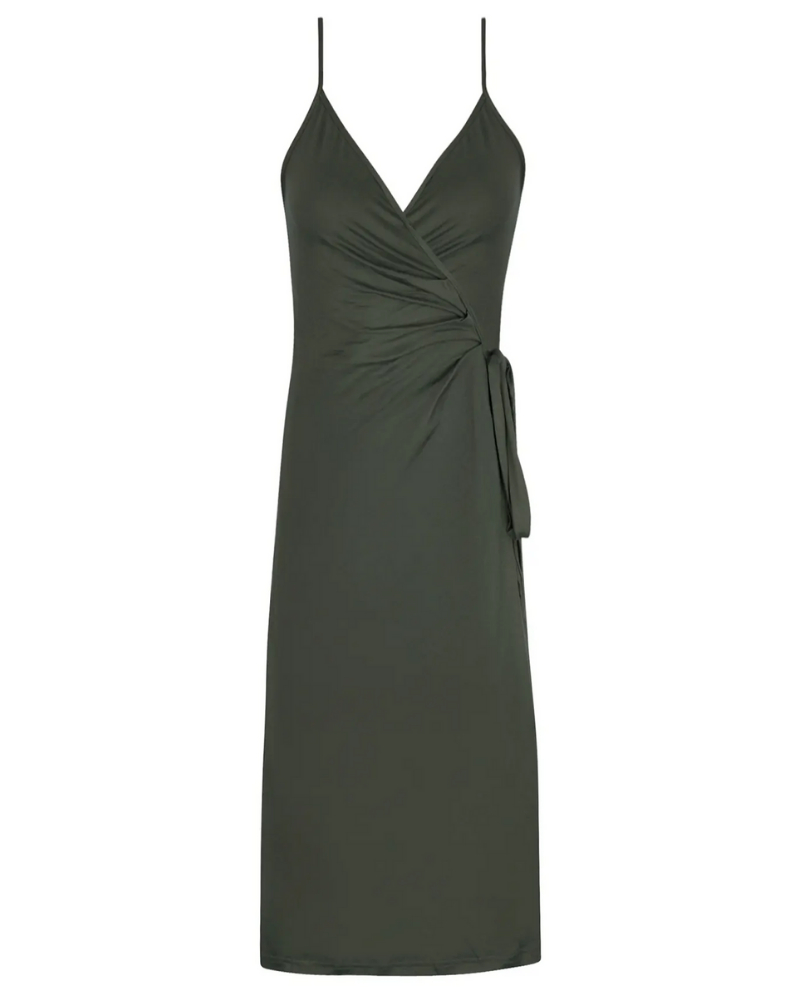 Vestido largo Antigel La Smartissime (Kaki Bronze)