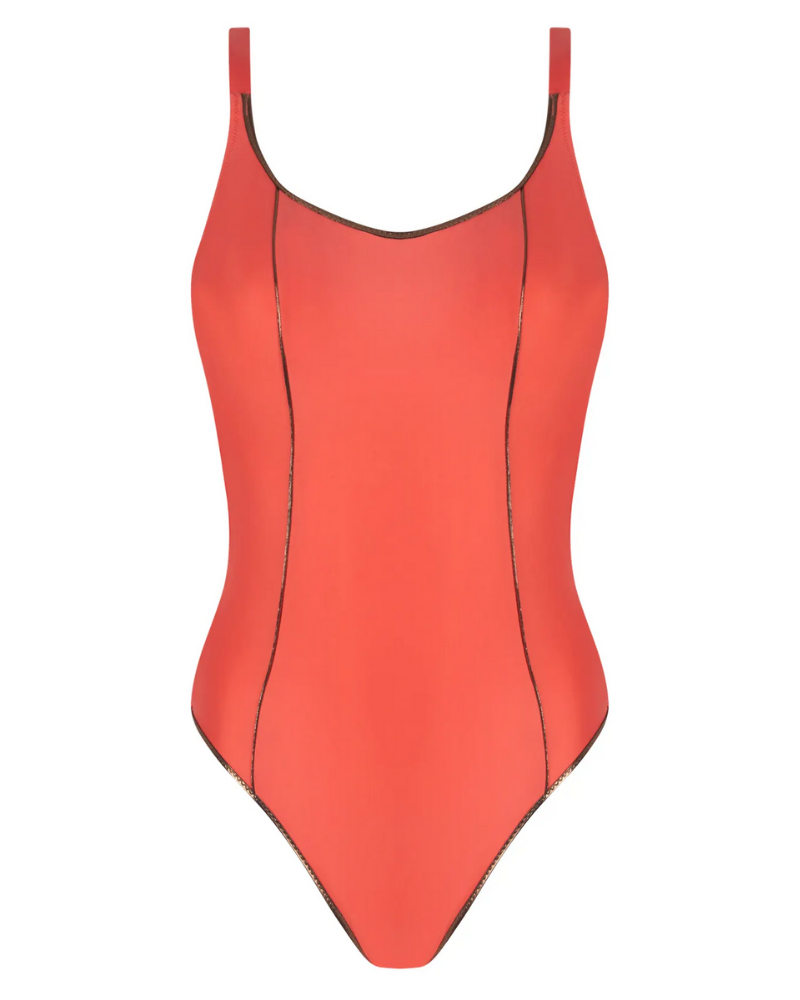 One-piece underwired swimsuit Antigel La Smartissime (Corail Bronze)
