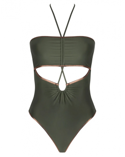 Traje de baño una pieza Antigel La Smartissime (Kaki Bronze)