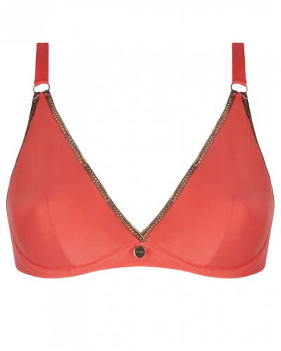 Sujetador triangular de baño con aros Antigel La Smartissime (Corail Bronze)