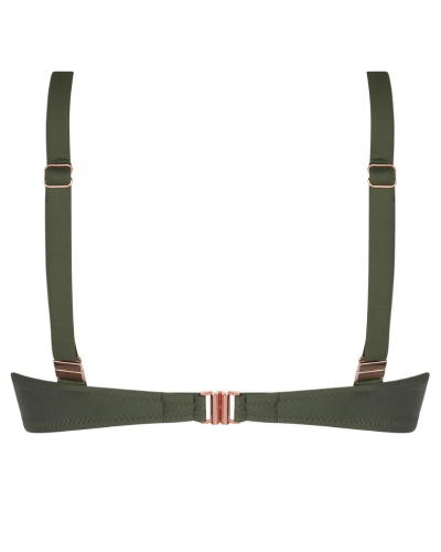 Sujetador triangular de baño con aros Antigel La Smartissime (Kaki Bronze)