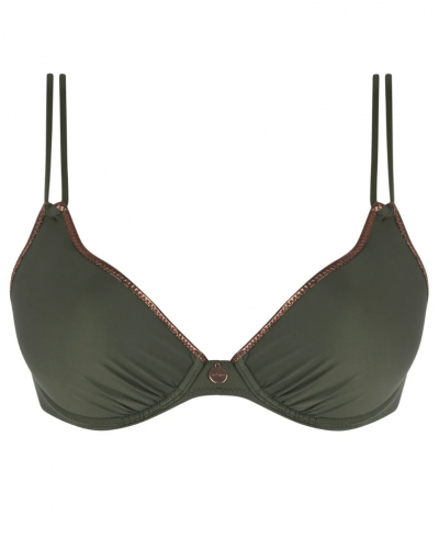 Padded bath bra Antigel La Smartissime (Kaki Bronze)
