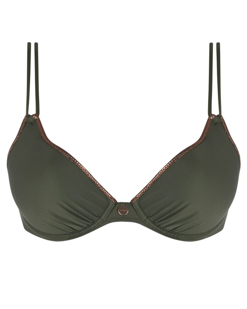Padded bath bra Antigel La Smartissime (Kaki Bronze)