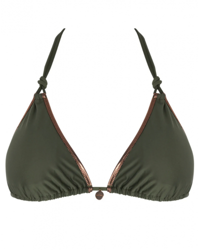 Soutien-gorge triangle de bain Antigel La Smartissime (Kaki Bronze)