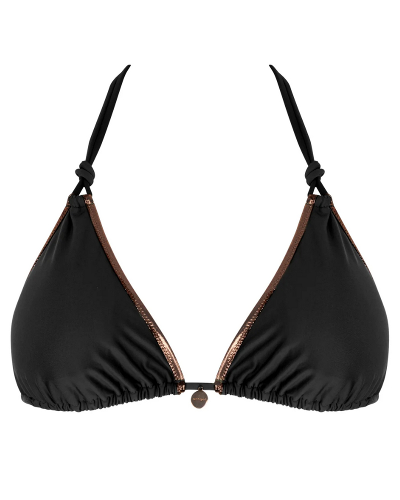 Bikini Antigel By Lise Charmel - Taille 85E - Noir Floral - Neuf Avec étiquettes - Bandeau & Slip
