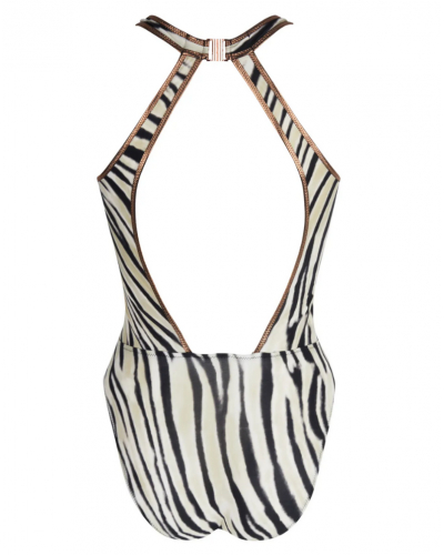 Maillot de bain une pièce Antigel La Tigre Blanc (Tigre Bronze)