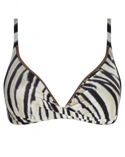 Triangle padded bath bra Antigel La Tigre Blanc (Tigre Bronze)