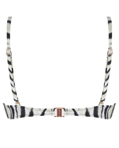 Soutien-gorge de bain coque triangle Antigel La Tigre Blanc (Tigre Bronze)