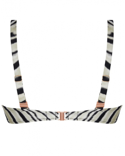 Sujetador de baño triángulo con aros Antigel La Tigre Blanc (Tigre Bronze)