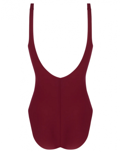 Maillot de bain une pièce maintien Antigel La Chiquissima (Prune)