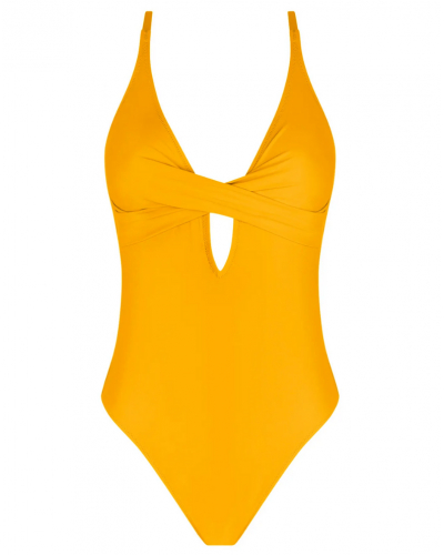 Maillot de bain une pièce Antigel La Chiquissima (Jaune Paille)