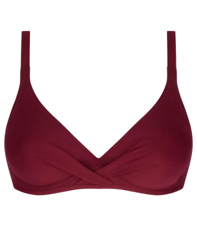 Sujetador de baño triangulo con aros Antigel La Chiquissima (Prune)