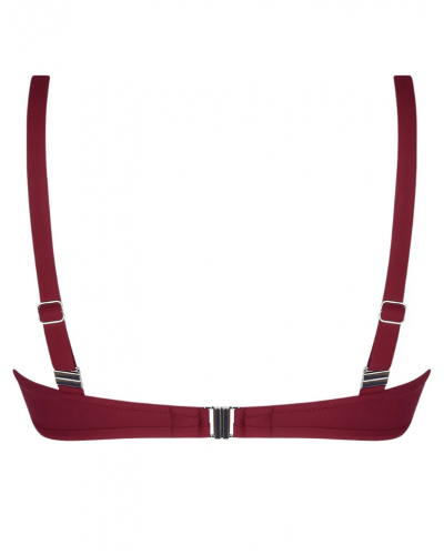 Soutien-gorge de bain armatures triangle Antigel La Chiquissima (Prune)