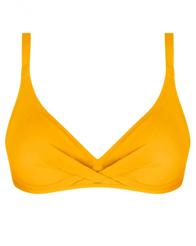 Sujetador de baño triangulo con aros Antigel La Chiquissima (Jaune Paille)