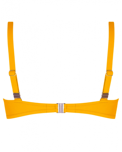 Soutien-gorge de bain armatures triangle Antigel La Chiquissima (Jaune Paille)