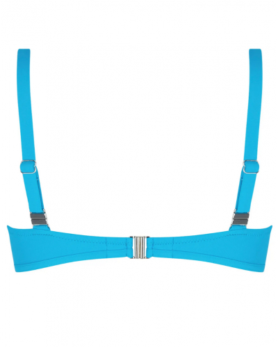 Underwired triangle bath bra Antigel La Chiquissima (Bleu Azur)