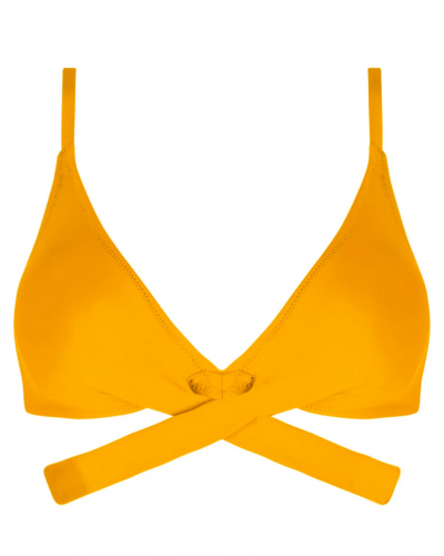 Sujetador de baño triangulo Antigel La Chiquissima (Jaune Paille)