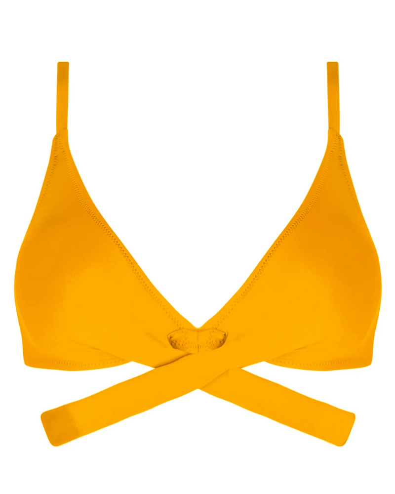 Triangle bath bra Antigel La Chiquissima (Jaune Paille)