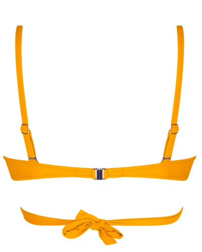 Soutien-gorge de bain triangle Antigel La Chiquissima (Jaune Paille)
