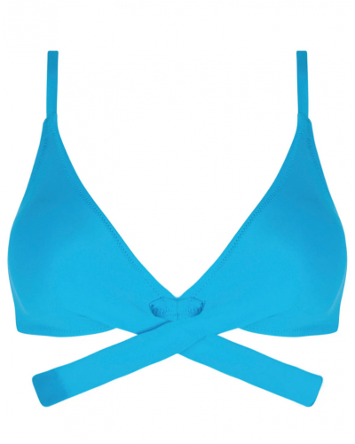 Sujetador de baño triangulo Antigel La Chiquissima (Bleu Azur)