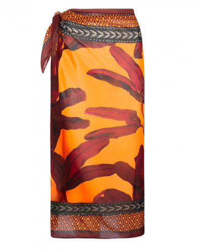 Paréo de plage Antigel La Mélanésia (Jaune Banane)