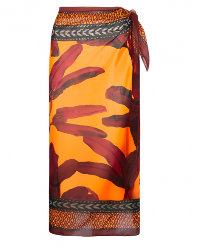 Paréo de plage Antigel La Mélanésia (Jaune Banane)