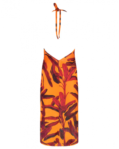 Long beach dress Antigel La Mélanésia (Jaune Banane)