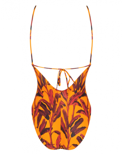 Traje de baño una pieza Antigel La Mélanésia (Jaune Banane)