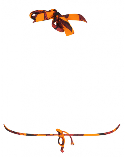 Triangle bath bra Antigel La Mélanésia (Jaune Banane)