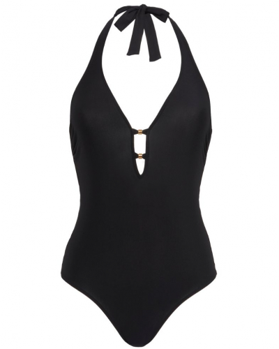 Flexible one-piece swimsuit Simone Pérèle Perle (Black)