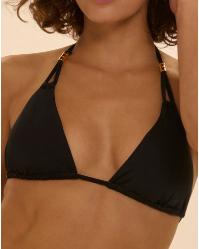 Soutien-gorge de bain triangle sans armature Simone Pérèle Perle (Noir)
