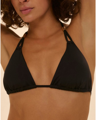 Soutien-gorge de bain triangle sans armature Simone Pérèle Perle (Noir)