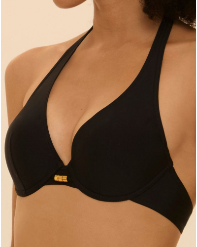 Triangle with hidden wire bath bra Simone Pérèle Perle (Black)
