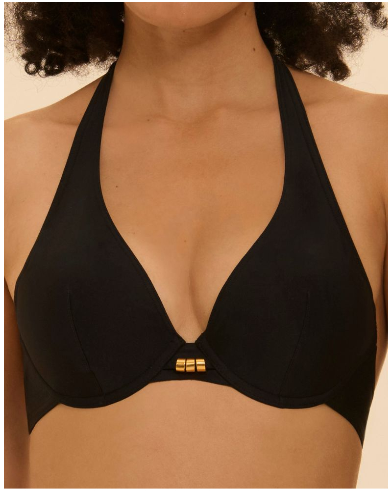 Soutien-gorge de bain armatures cachées Simone Pérèle Perle (Noir)