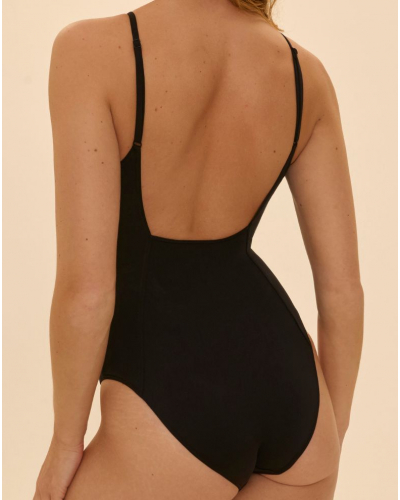 Traje de baño una pieza preformado Simone Pérèle Perle (Negro)